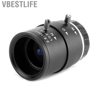 VBESTLIFE Ống kính lấy nét thủ công 2.8-12mm CS Mount Iris Varifocal 1080p HD cho camera quan sát giám sát bảo mật