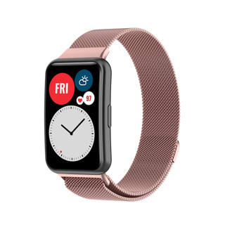Dành cho Huawei Watch Fit / Fit2 / Fit3 / Fit New / Fit SE / Fit 2 3 Phiên bản đặc biệt Vỏ 2 chiếc + Dây đeo Milanese Loop Dây thép không gỉ từ tính