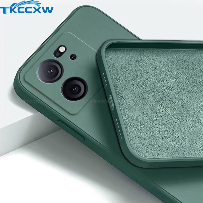 Ôp Điện Thoại Silicon Dẻo Vuông Sang Trọng Cho redmi 12 k60 ultra redmi note 12t 12r pro Ốp