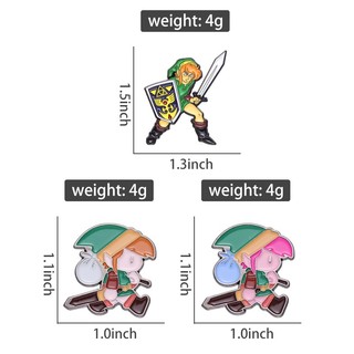 20 Phong Cách Truyền Thuyết Zelda Men Trâm Đồ Lưu Niệm Xung Quanh Trò Chơi Nhân Vật Lá Chắn Ve Áo Chân Cho Bạn Bè