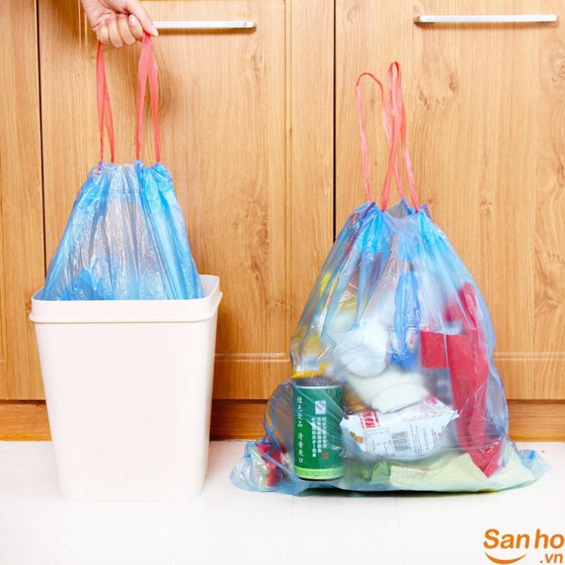 Túi Đựng Rác Tự Phân Huỷ Có Dây Rút - 45x50 cm - 15 túi/cuộn - Tiện ...