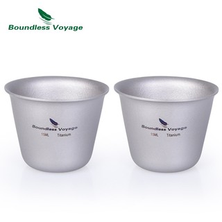 Ly Uống Rượu Mini Bằng Titan Dùng Khi Đi Cắm Trại Ngoài Trời