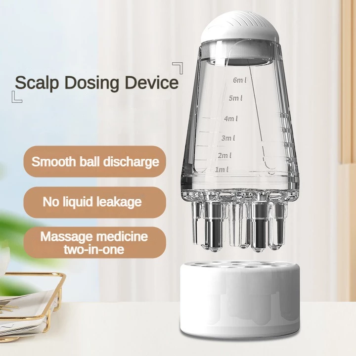 LƯỢC LĂN TINH DẦU DƯỠNG TÓC (TD02) mini có chia vạch Tiện Dụng