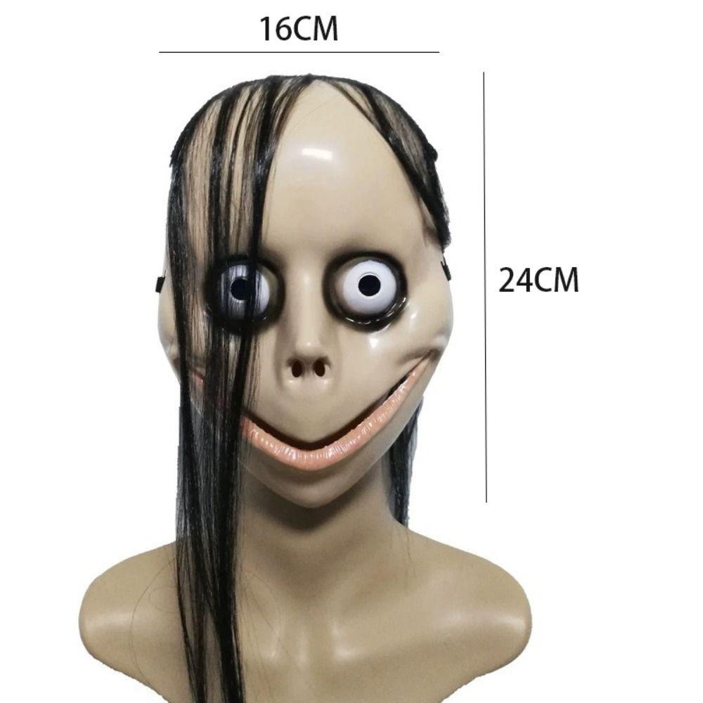 CATMALLER88 MO MO, Mắt To Ma Ngộ nghĩnh, Trang Phục Dự Tiệc Đạo Cụ Tóc Dài Halloween Nữ Ma Halloween Cosplay