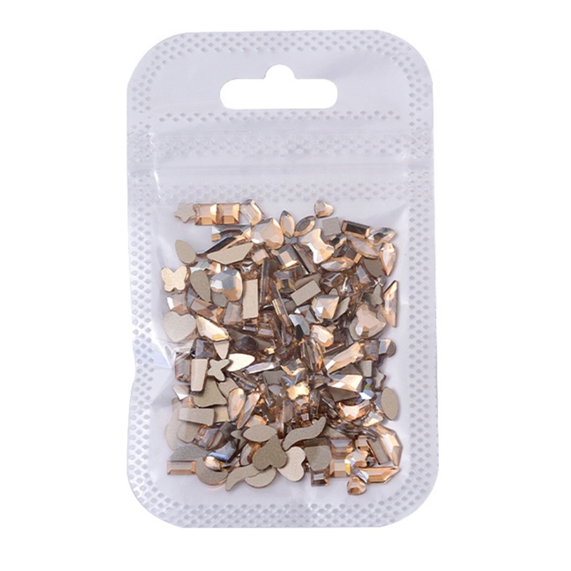 ⚝⚝Richh Set 100 Hạt Pha Lê 3d mini Đính Móng Nghệ Thuật charms