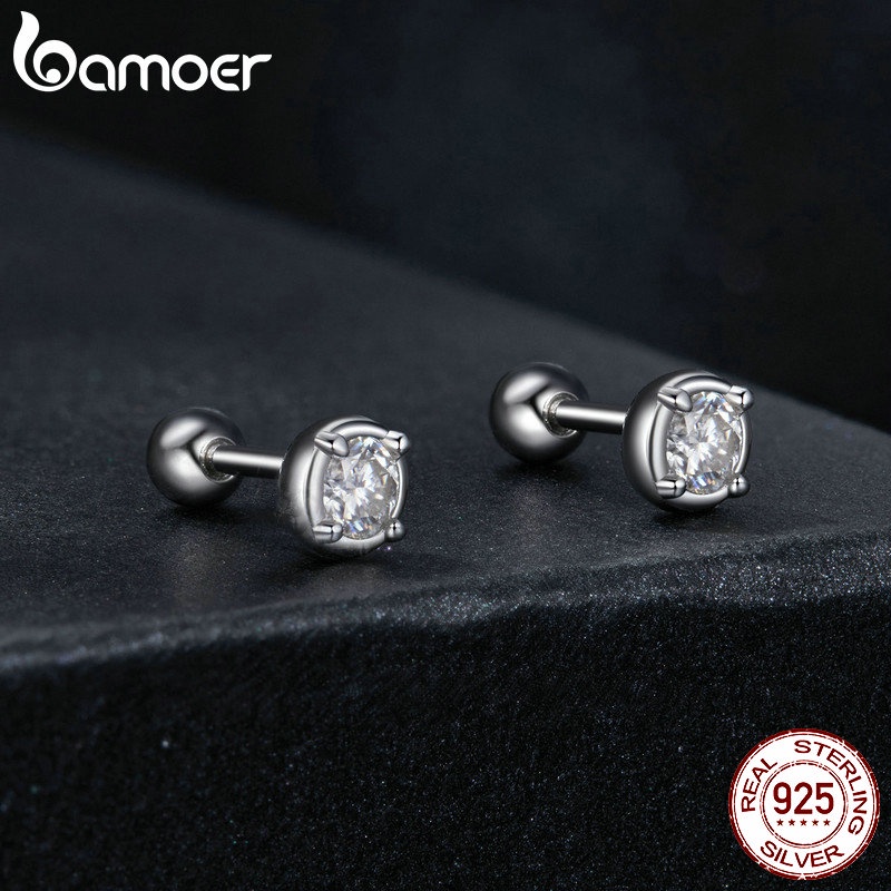 Bamoer Bông Tai Bạc 925 Thời Trang Nữ Tính MSE044