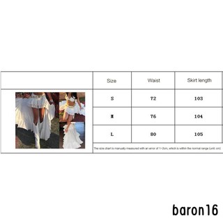Risz Chân Váy midi Lưng Thun Co Giãn Màu Trắng Phong Cách boho Dành Cho Nữ