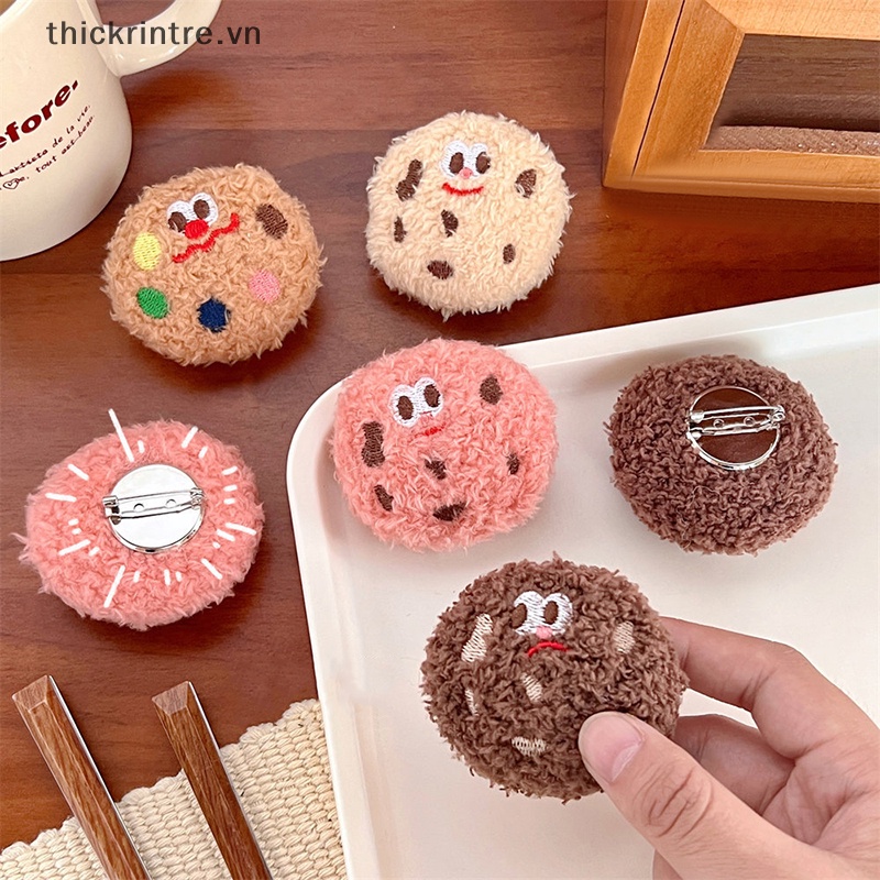 1 Huy Hiệu Cài Áo Hình Bánh Quy 3d Ngộ Nghĩnh