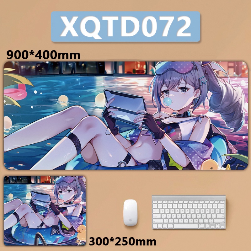 Honkai Star Rail Silver Wolf SilverWolf XXL Lớn Mousepad Bàn Phím Miếng Lót Chuột Miếng Lót