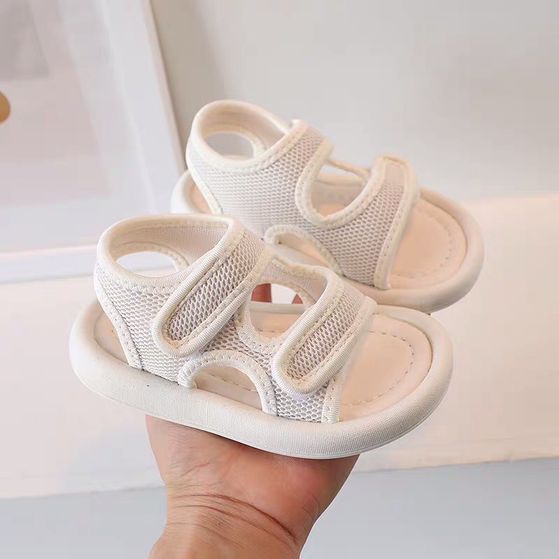 sandal bé trai bé gái dép quai hậu cho bé siêu nhẹ êm chân vải thấm mố hôi cho bé từ 1 tuổi kiểu dáng thể thao 6112