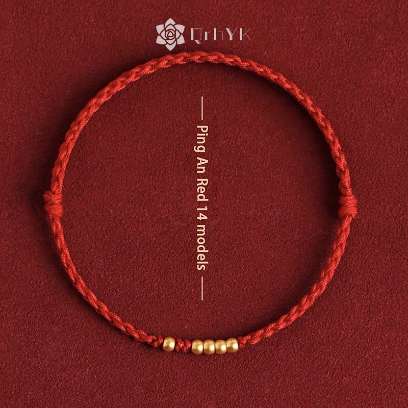 Qr Vòng Tay May Mắn 1314 Hạt Phong Cách Cổ Điển Cho Cặp Đôi Mới