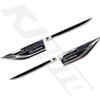 FENDER Subaru Miếng Dán 3d Bằng Thép Không Gỉ Trang Trí Cửa Xe Hơi subaru wrx brz xv