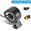 Bộ ga ngón tay cái ORDOBOX, Bộ ga ngón tay cái Ebike bằng nhựa chống thấm nước, Phụ kiện xe đạp điện 24V 36V 48V màu đen Đi xe đạp