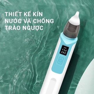 Máy Hút Mũi Cho Bé BabyMix - Dụng Cụ Hút Mũi Cho Bé An Toàn Không Đau - 6 Chế Độ Hút - Sạc Điện Bảo Hành 12 Tháng