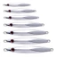 Mồi Câu Cá, 20g 30g 40g 60g 80g 100g 120g Mồi Jig Kim Loại Hợp Kim Kẽm, Phụ Kiện Mồi Minnow Nổi Bạc
