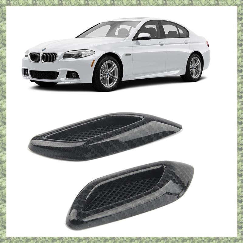 FENDER Set 2 Miếng Dán Trang Trí Lỗ Thông Gió Xe Hơi Bằng Sợi carbon Cao Cấp Ốp