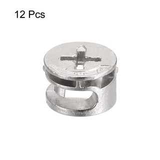 [CRUSH] Đai ốc khóa cam, 6.3mm / 0.25 "9,5mm / 0,37" Đầu nối chung Khóa đai ốc, Bạc bền 14.6mm / 0,57 "Niken, Phụ kiện cam kẽm