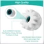 YYlingx Vòng bi ly hợp một chiều, Bàn đạp cây lau nhà bằng nhựa thay thế chổi quay, Bánh xích bánh răng màu trắng chất lượng cao Thay thế bánh răng cho O-Cedar / Vilida Home