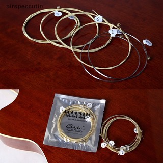 Airspecutin 6 Cái / bộ Dây Đàn Guitar Acoustic Đa Năng Dây Thép Lục Giác Cho EN