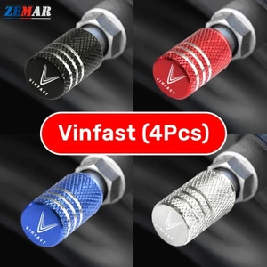 Bộ 4 Nắp Van Xe Hơi In laser Cho vinfast fadil Vfd e34 7 8 9 vf8 vf9 lux a sa 2.0 Hình Trụ