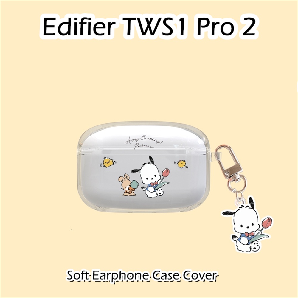 EDIFIER [Ngôi sao tương lai] Dành cho vỏ EdifierTWS1 Pro 2 Vỏ tai nghe silicon mềm hoạt hình trong suốt