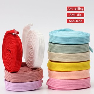 1 Cặp Dây Buộc Giày Canvas Màu Trơn Cho Nam Nữ