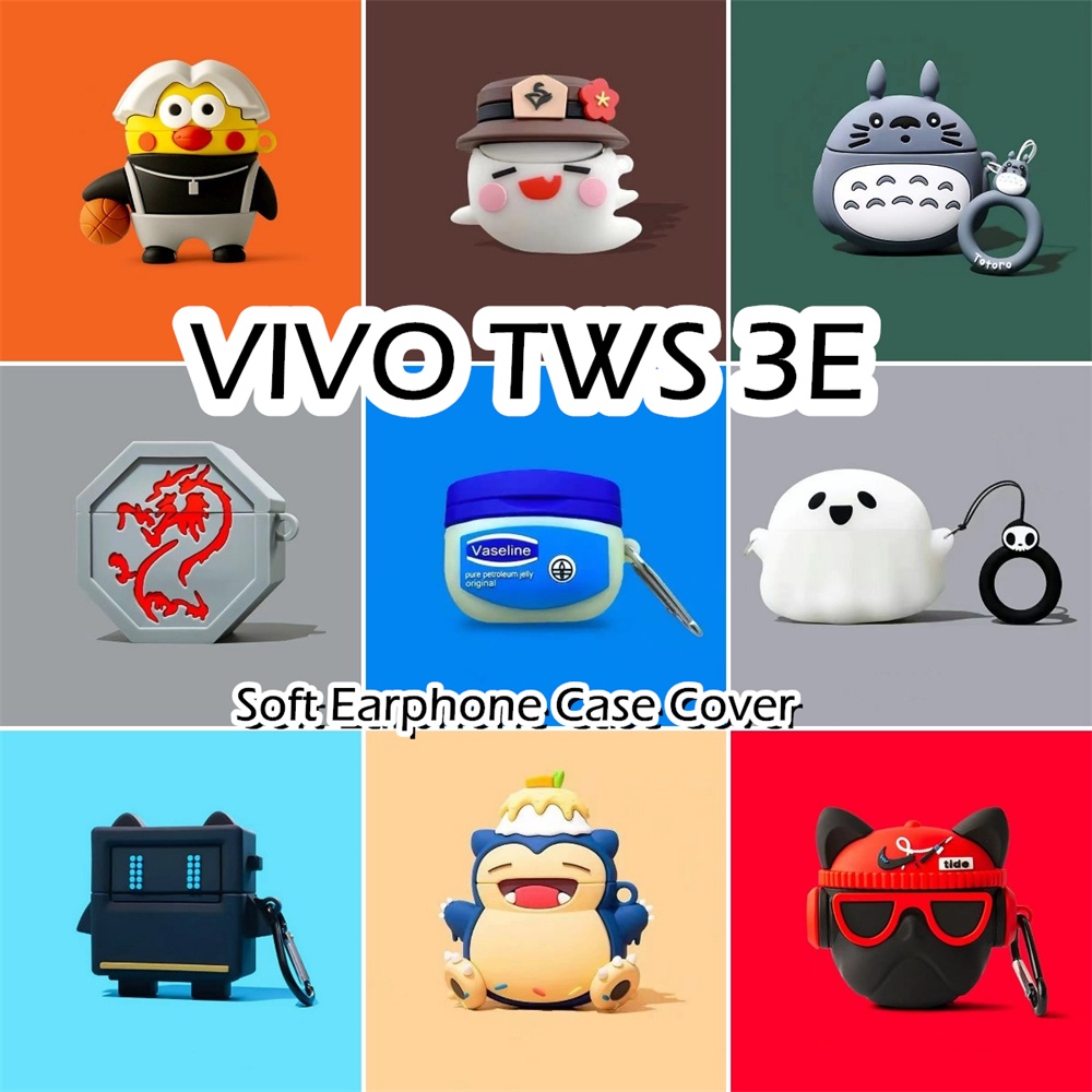 VIVO [Ngôi sao tương lai] Dành cho VIVOTWS 3E Dòng phim hoạt hình chống rơi Vỏ tai nghe silicon mềm Vỏ bọc NO.2