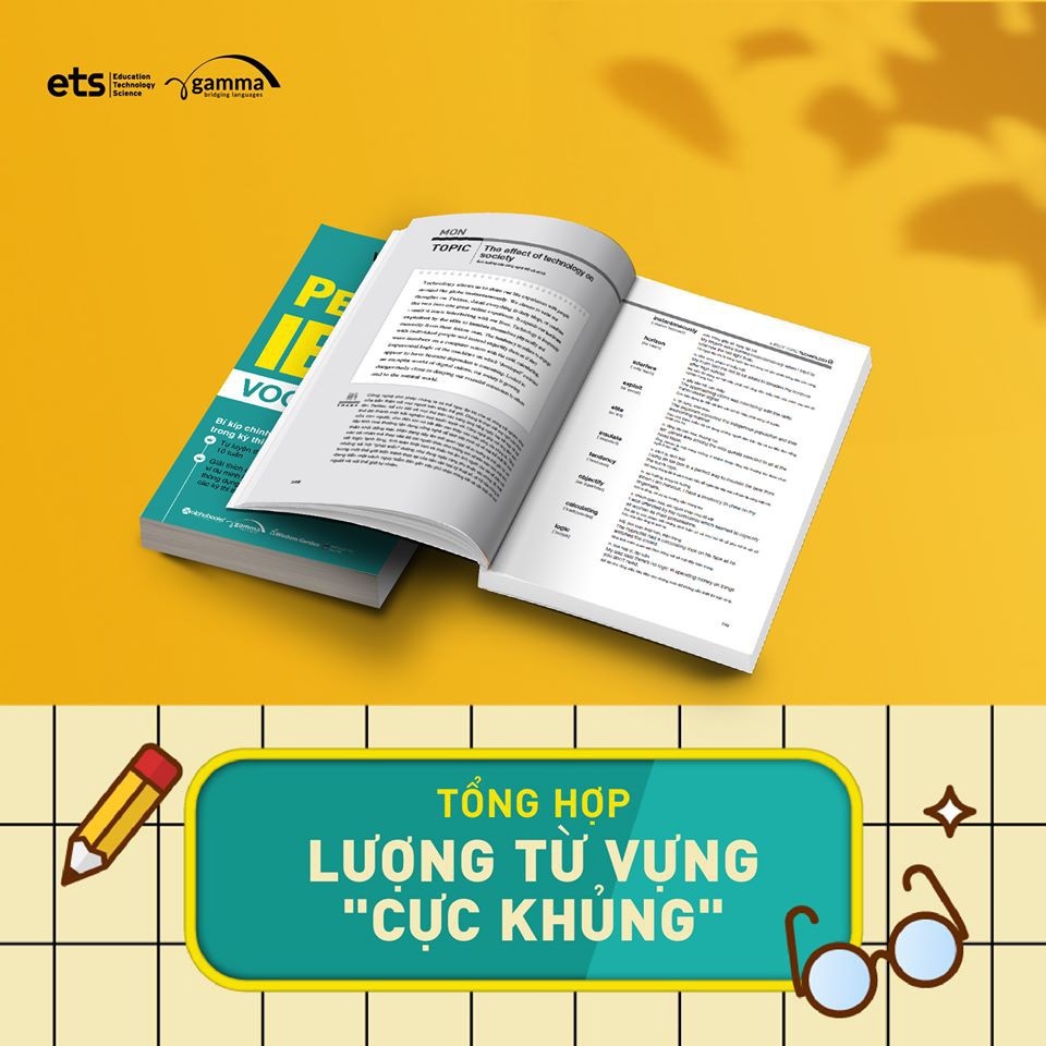 Sách: Lẻ/Combo Học Từ Vựng - Perfect IELTS Vocabulary + Nuance 50 Sắc Thái + Top 1500+ Cụm Từ Tiếng Anh (Gamma)
