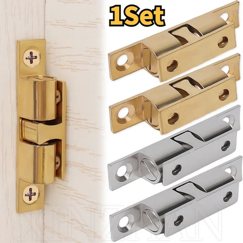 Chốt Lò Xo Tự Khóa Cửa Tủ Bằng Đồng 40 / 50 / 60mm Tiện Dụng