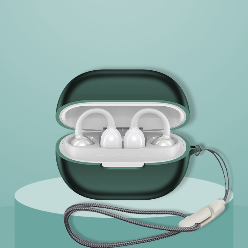Cho SoundPEATS POP Kẹp Tai Nghe Vỏ Silicon Màu Trơn Vỏ Tai Nghe Chống Sốc Vỏ Mềm Bảo Vệ Tai Nghe Chống Thấm Nước