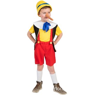 Halloween Mũi Dài Pinocchio Trẻ Em Trang Phục Pinocchio Sân Khấu Trình Diễn Trang Phục Chụp Hình