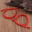 Vòng Đeo Tay Dây Bện nylon Đỏ May Mắn / Vòng Tay Chuỗi Hạt Phượng Hoàng Thắt Nút Đơn Giản Thời Trang Phụ Kiện Trang Sức / Cặp Đôi