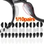 GAVESTO 10 Cặp Miếng Lót Mũi Kính, Miếng Dán Dính Silicon Hỗ Trợ Mũi, Thoải Mái Trong Suốt Chống Trơn Trượt Kính Mắt Phụ Kiện Giá Đỡ Mũi Miếng Lót Mũi