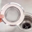Lưới inox chắn rác bồn rửa loại lỗ tròn, lưới chặn rác bồn rửa bát, chậu rửa bát GIOVA