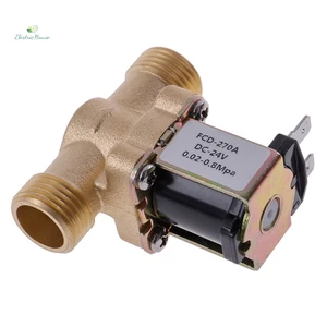 Van điện từ bằng đồng thau G1 / 2 '' 12v 24v AC220v cho máy nước nóng năng lượng mặt trời mới