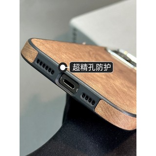 [Bao da Retro mờ/Nâu, Xanh lục, Xanh lam] cho iPhone 15 14 13 12 11Pro max hút nam châm chống rơi Ốp bảo vệ cao cấp 12Promax