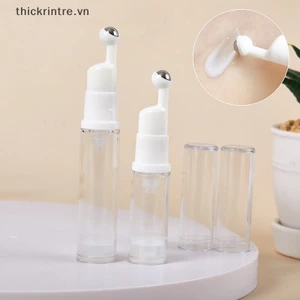 THI 5 / 10ml Kem Nền Dạng Lỏng Chai Đổ Lại Mỹ Phẩm Kem Mắt Con Lăn Chân Không Chai Du Lịch Di Động Chai Thủy Tinh Trống VN