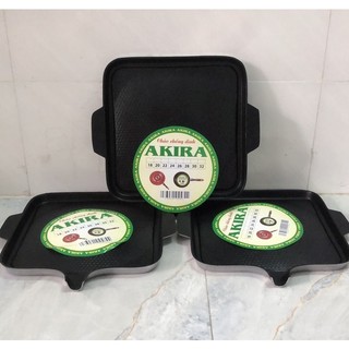 chảo nướng chống dính 30cm cao cấp  -Vỉ nướng chống dính TÂN THÁI GIA - Khay nướng BBQ chống dính