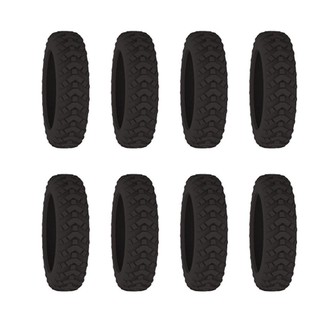 COMFORTZ Bộ 8 vỏ bọc bánh xe vali, giảm mòn, giảm ồn, bánh xe hành lý du lịch, phù hợp trục vali