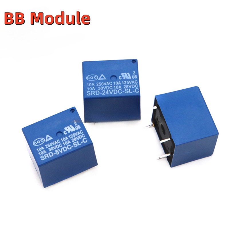 Set 10 Rơ Le srd-03vdc-sl-c srd-05vdc sl-c srd-12vdc-sl-c srd-24vdc-sl ...