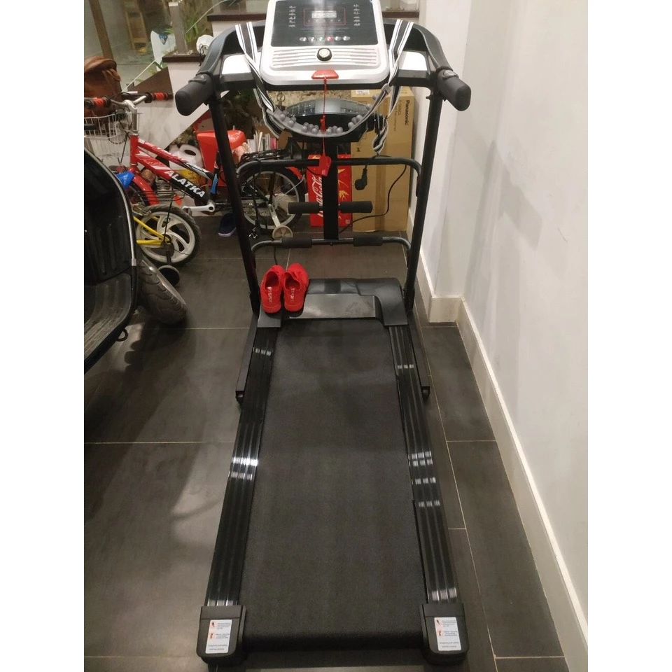 Máy chạy bộ Sport F400 Max 2024 phiên bản mới màn hình xanh, Máy chạy bộ điện đa năng