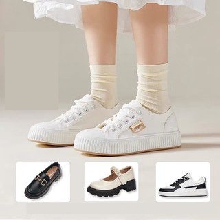 Set 2 Đôi Tất Vớ Lụa Mỏng Cao Cổ, Tất Màu Trơn Cổ Nhún Hottrend Phong Cách Hàn Quốc HaminStore