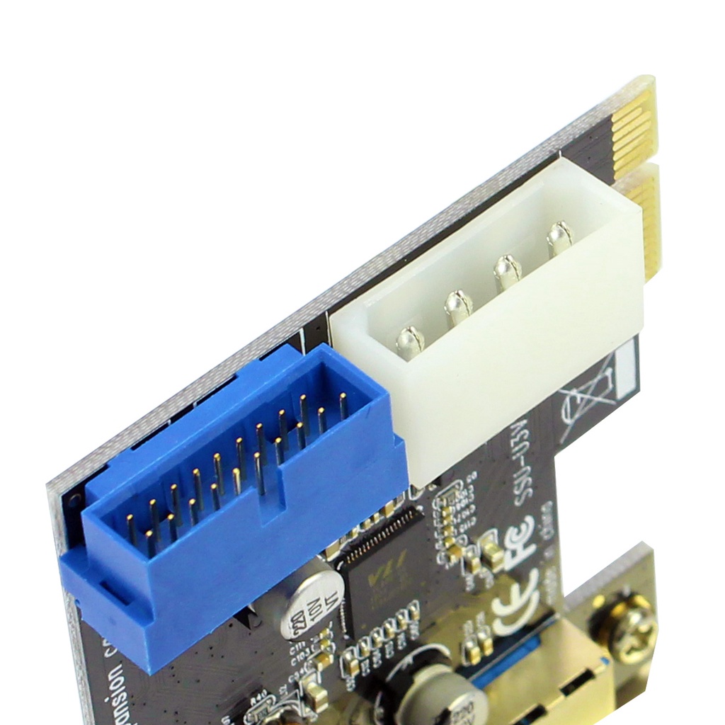 Bộ Chuyển Đổi usb 3 pcie 2 Cổng usb Sang pcie x1 20pin usb3.0 pcie Thẻ