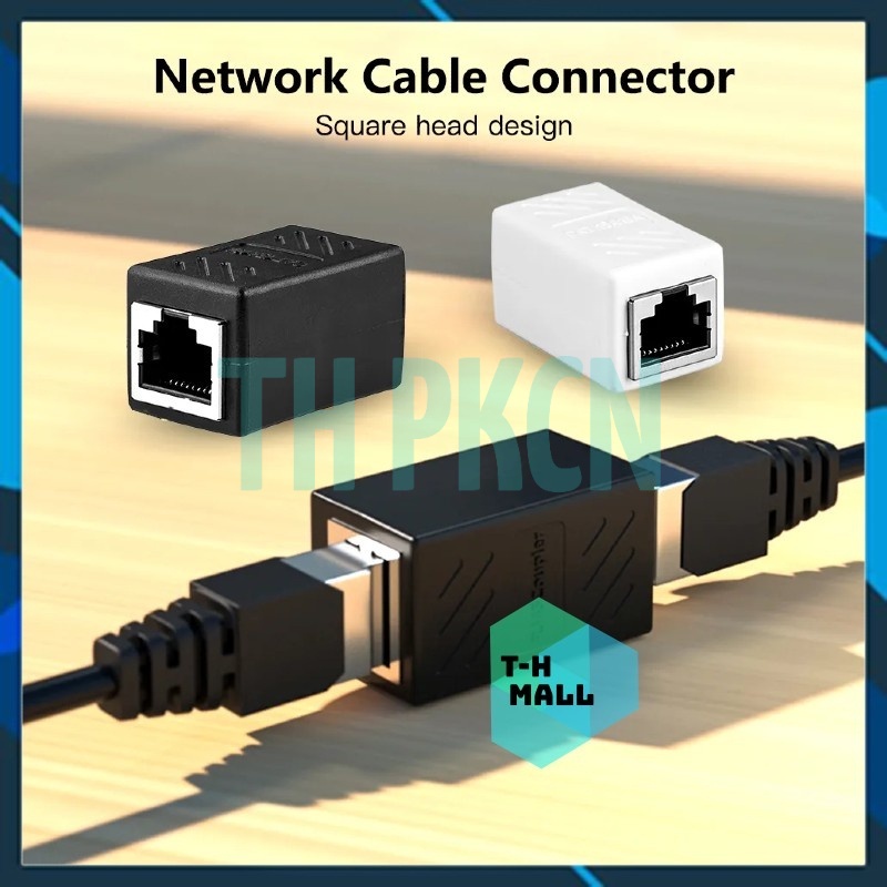 Bộ Đầu nối dây cáp mạng Rj45 LAN Cat 5 / 6 1Gbps Gigabit nhựa đúc ...
