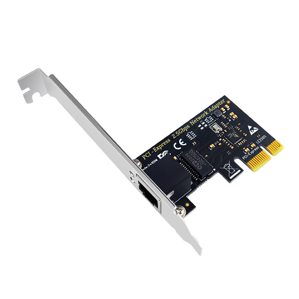 Thẻ Mạng Internet pci Rtl8125Gg 2.5gbps rj45 lan pci-e 1000 / 2500mbps Cho Máy Tính