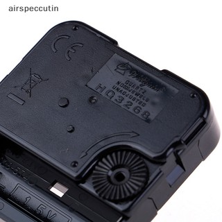 Airspecutin HQ3268 Giây Chuyển động Đồng hồ treo tường Đồng hồ chuyển động Cơ chế đồng hồ màu đen EN