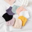 Tất nửa chân vô hình MERIGGIARE, Tất Cotton nguyên chất, Tất nửa chân phía trước ẩn chống trượt bằng silicon