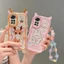 Ốp lưng Redmi Note 11 Ốp lưng Redmi Note 11S Redmi Note 11 Pro 4G 5G Vỏ điện thoại silicon mềm viền kem dễ thương có mắt lập thể EDNY