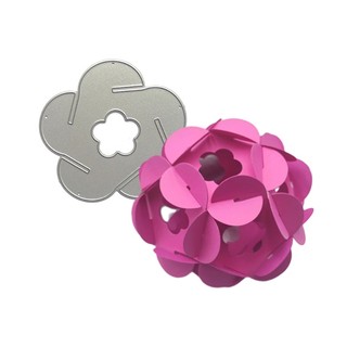 Khuôn Cắt Giấy Kim Loại Hình Hoa 3d Xinh Xắn