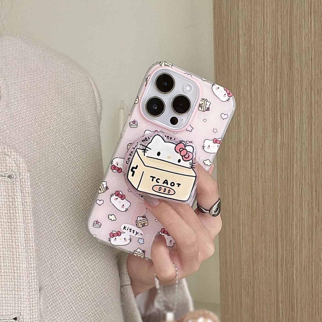 Ốp Lưng Cứng Tương Thích Với iPhone 12 12Pro 12ProMax 13 13Pro 13ProMax 14 14Pro 14ProMax 15 15Pro 15ProMax 16 16Pro 16ProMax Persimmon KT Hộp Họa Tiết Nam Châm